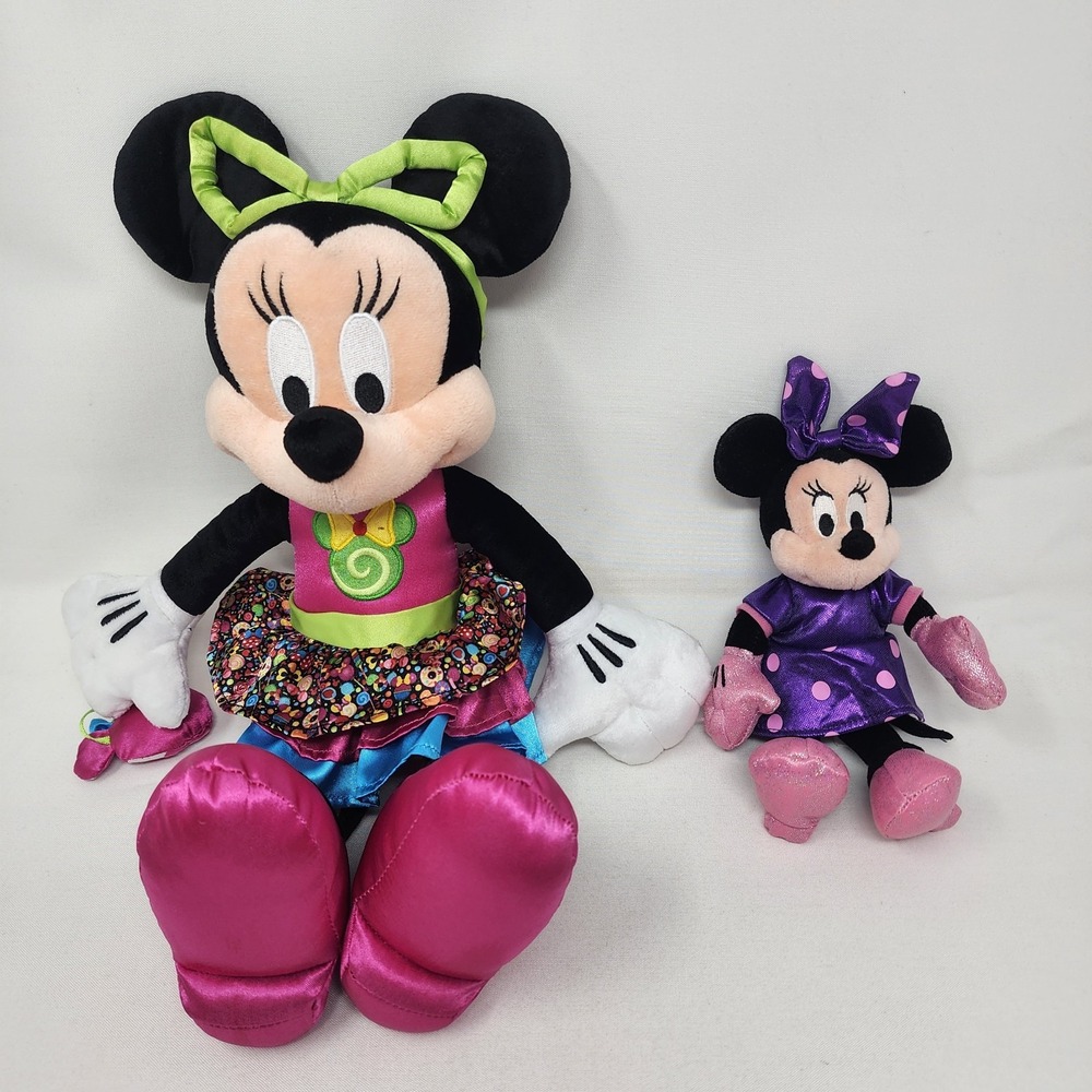 Minnie Mouse Plush Lot Of 2